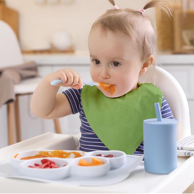 Thumbnail 6 de Vicloon Muslin Baby Lätzchen 8 Stück