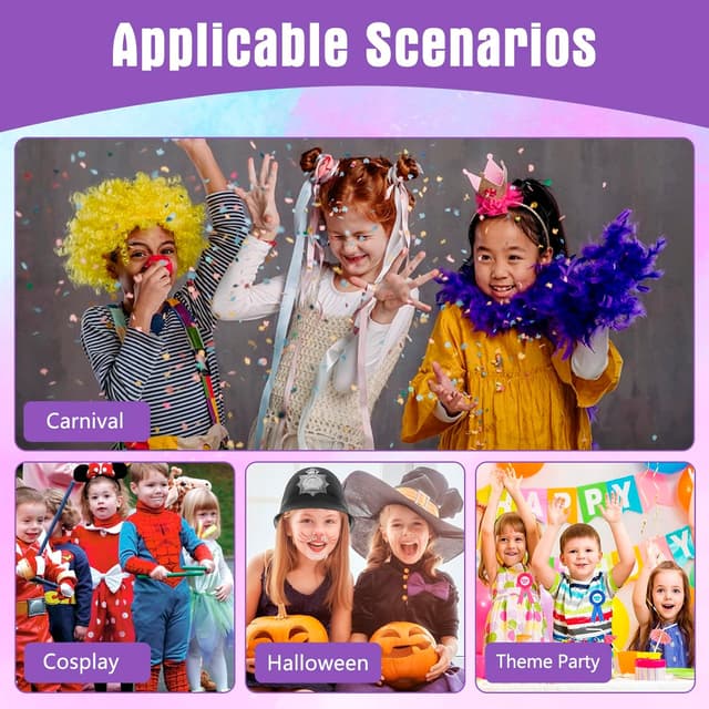 Thumbnail 6 de ZHOAOUAO Perruque cosplay 60 cm đźŽ