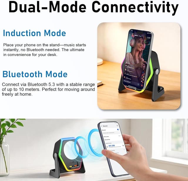 Detalle 2 de Wireless induction speaker 5in1 10m