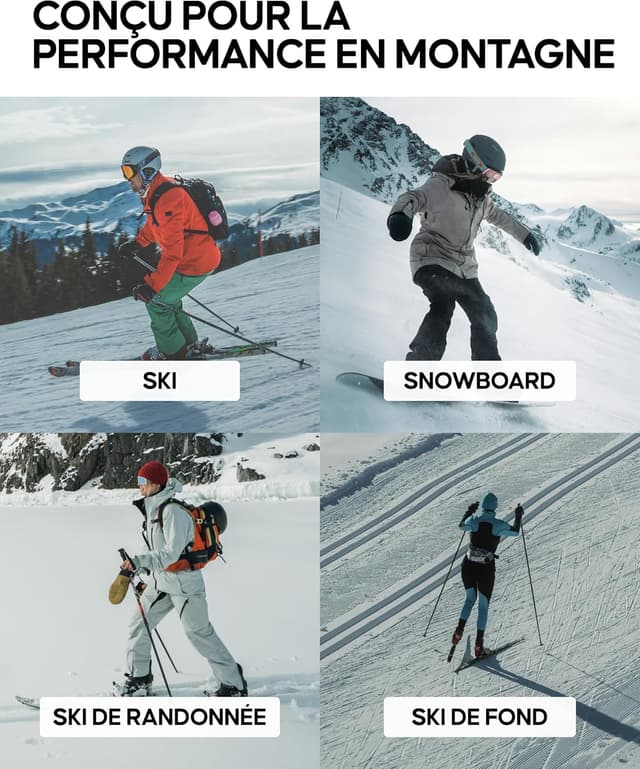 Thumbnail 3 de DANISH ENDURANCE Chaussettes Ski mérinos