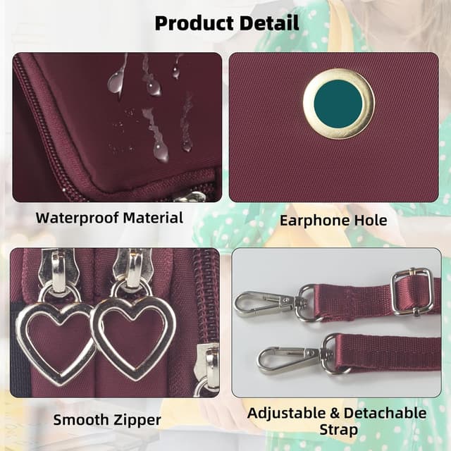 Detalle 1 de Small crossbody phone bag 26 to 58 in