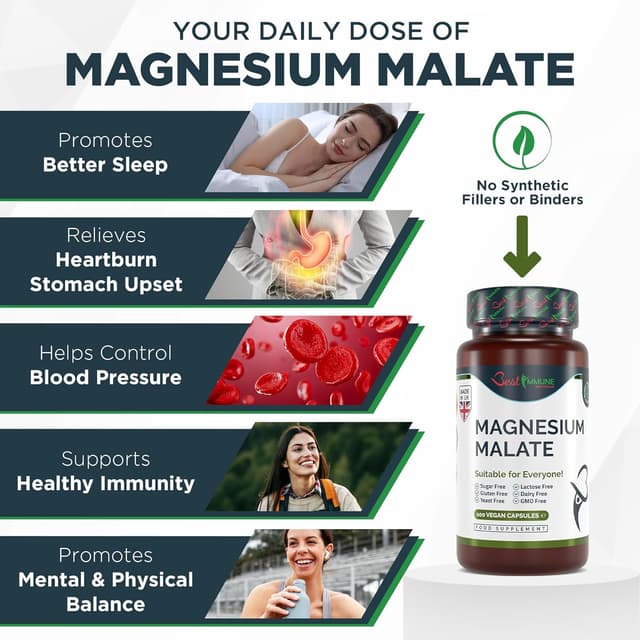 Thumbnail 5 de Best Immune Magnesium Malate 500mg