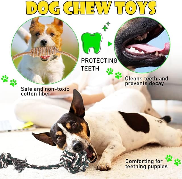 Detalle 2 de Speedy Panther Rope Toys 8 Pack for Dogs