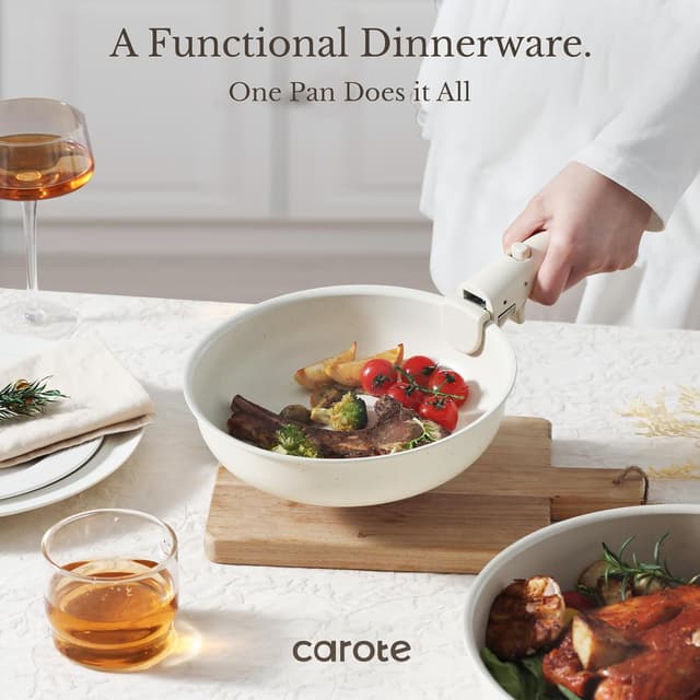 Thumbnail 4 de CAROTE 17pcs Nonstick Cookware Set