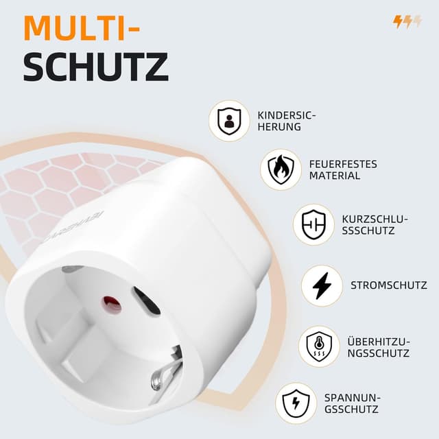 Thumbnail 6 de Reiseadapter UK Typ G 2 Stück für England