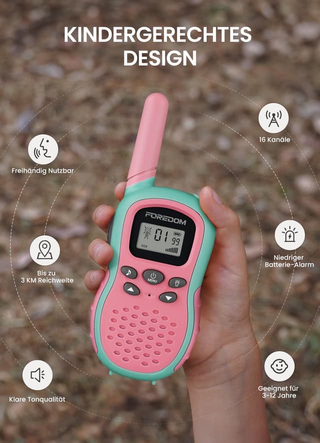 Thumbnail 2 de FOREDOM Walkie Talkies für Kinder