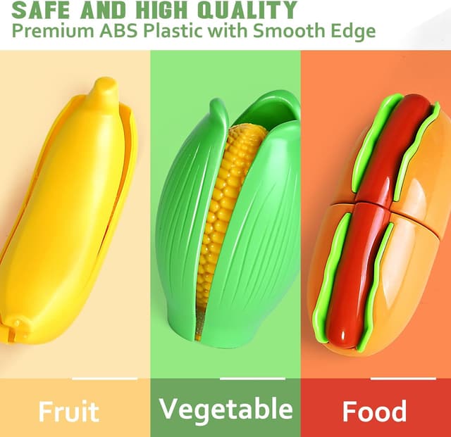 Thumbnail 3 de 100 Pcs Play Food Set