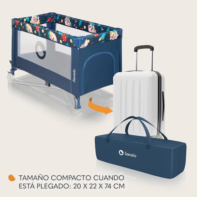 Thumbnail 3 de Lionelo Stefi Cuna Bebe Parque con Protección y Bolsa