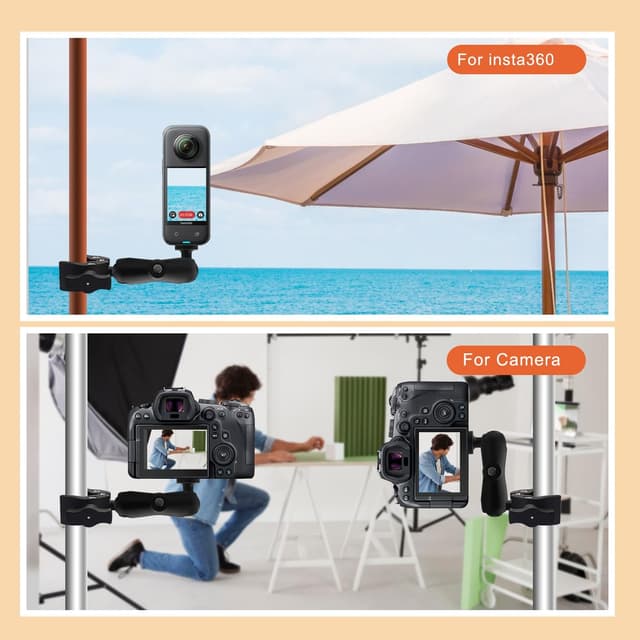 Thumbnail 2 de HAFOKO Bike Camera Clamp Mount 360° for GoPro