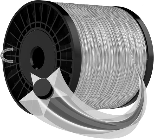 Detalle de Forever Speed Strimmer Heads Universal 6 Pack – Dual 2-Line Nylon Replacement Head (M10 x 1.25, LHF Bump Feed)