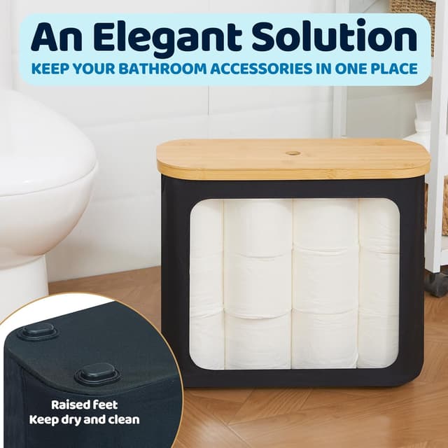 Thumbnail 2 de ROSOS Toilet Paper Storage with Lid