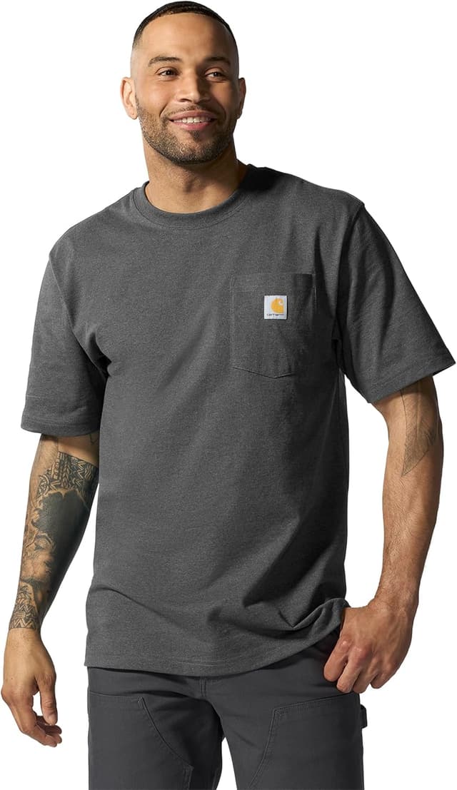Thumbnail 6 de Carhartt K87 Camiseta Work Utility de manga corta Relaxed Fit (negra) para hombre