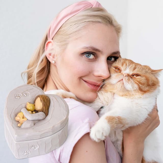 Thumbnail 5 de thovorrnl Orange Cat Memorial Box