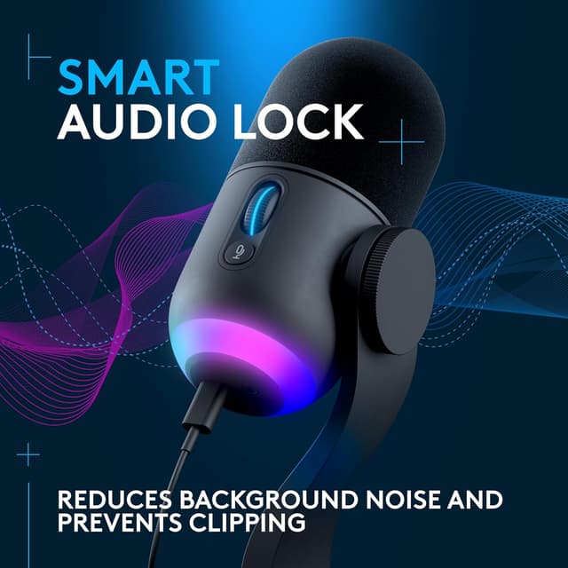 Detalle 1 de Logitech G Yeti GX USB microphone