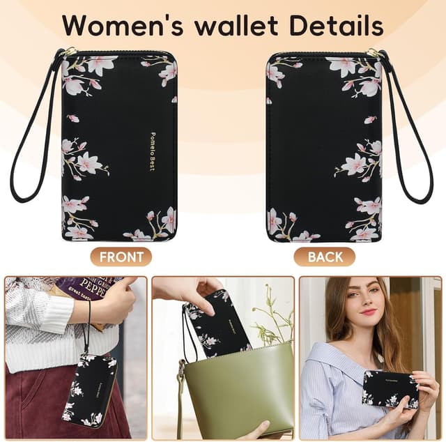 Thumbnail 5 de Pomelo Best Portafoglio Donna stampa floreale 16,5 cm