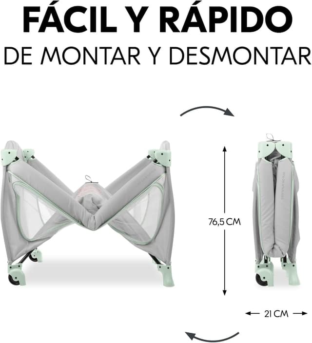 Thumbnail 4 de Hauck Sleep N Play Go Plus Cuna de Viaje con Ruedas 🚼