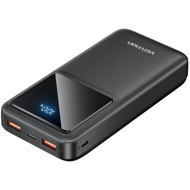 Detalle de Vention FHLB0 PowerBank 20.000 mAh negro