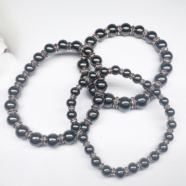 Thumbnail 4 de EUMENIDES Magnetic Hematite Bracelet 8mm