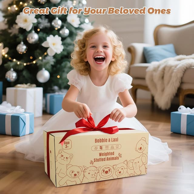 Thumbnail 5 de Highland Cow 22" Weighted Stuffed Animal 4.5 lb 🐻