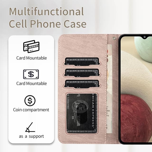 Detalle de Galaxy A20e wallet case with 3 slots