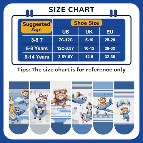 Detalle 1 de hometrixx calcetines infantiles 6 pares