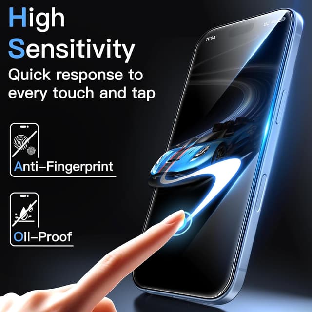 Thumbnail 5 de JETech Screen Protector for iPhone 17 6.3-Inch