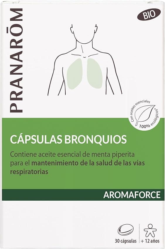 Imagen de PRANAROM Aromaforce Cápsulas Bronquios 30 cápsulas 💊 en OfertitasTOP