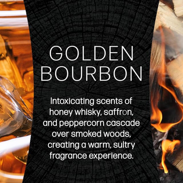 Detalle 2 de Bougie parfumée WoodWick « Bourbon doré »