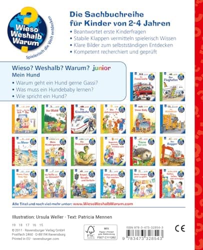 Detalle 2 de Wieso? Weshalb? Warum? junior Band 41: Mein Hund perro