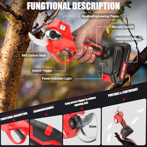 Thumbnail 6 de XIAZIR Tijeras de podar 35 mm