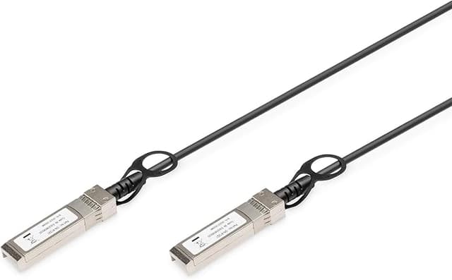 Detalle de DIGITUS Cable SFP+ DAC 10 Gbit/s, 0,5 m, Twinax, Negro ⚡