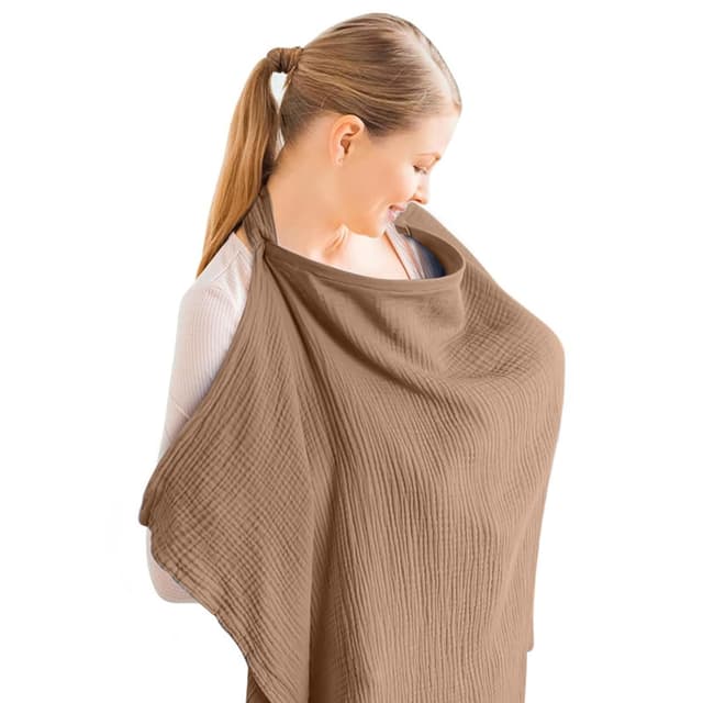 Detalle de Aolso Stillbezug Musselin 360° für unterwegs 👶