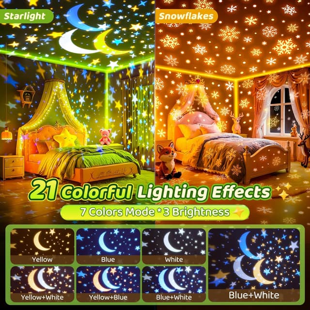 Thumbnail 3 de One Fire Lampara Proyector Estrellas Bebe 10 brani