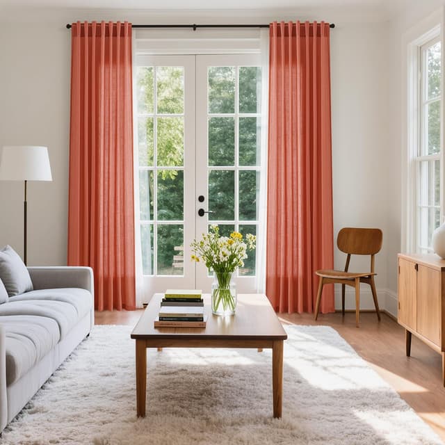 Thumbnail 6 de Coral Curtains 120" Linen Blend