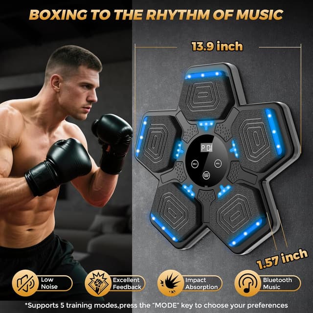 Detalle 2 de LOLBOX 2025 Music Boxing Machine — interactive training 🥊