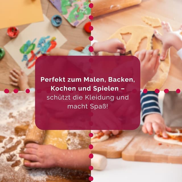 Thumbnail 3 de HOUSE ART LIFE Kinderschürze 50 x 67 cm für 5–10 Jahre