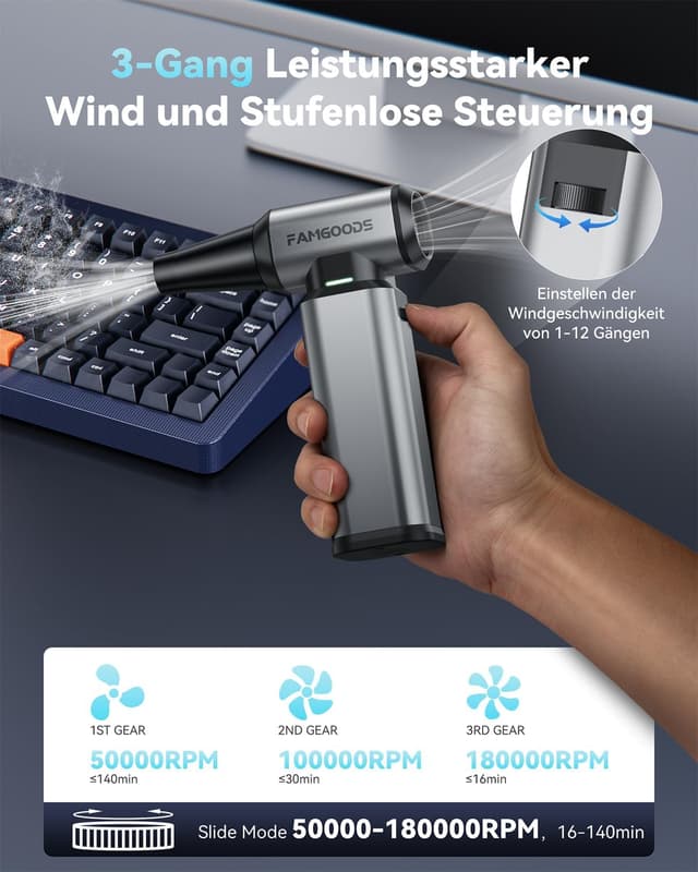 Thumbnail 1 de Souffleur Air Comprimé 180000 TR/Min