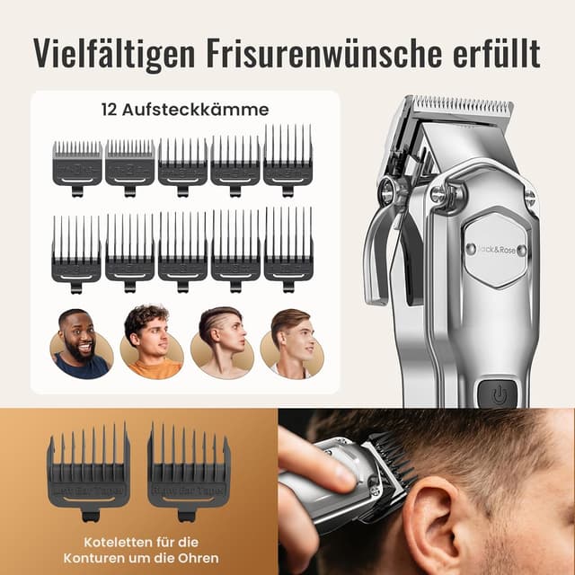 Thumbnail 6 de Jack & Rose Haarschneidemaschine 180 Min. Laufzeit ✂