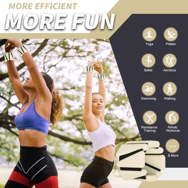 Thumbnail 5 de Wrist & Ankle Weights 1lb set