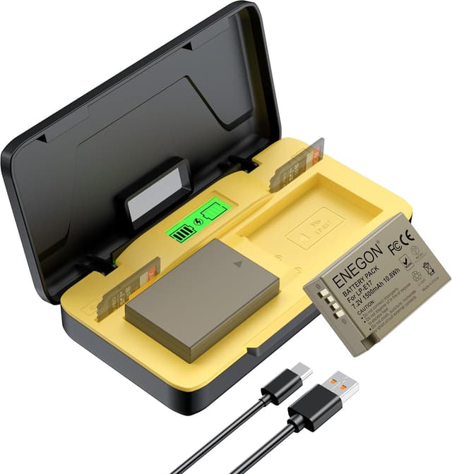 Imagen de ENEGON LP-E17 20W caricabatterie doppio 1500mAh en OfertitasTOP