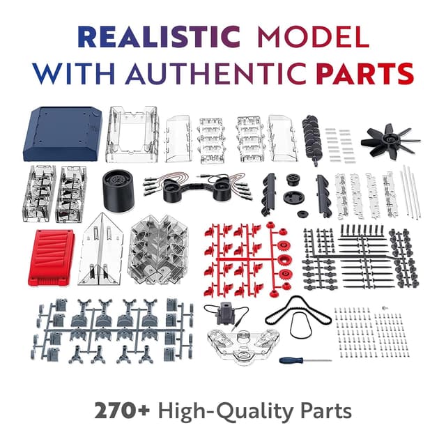 Detalle 2 de Playz V8 Model Kit 270 Parts 🧩