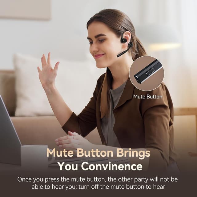 Thumbnail 4 de CXK Open Ear Headphones with Mic Wireless