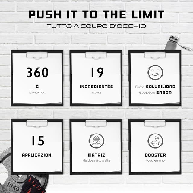 Detalle de Push it to the Limit - Pre-Entrenamiento Energizante 💪