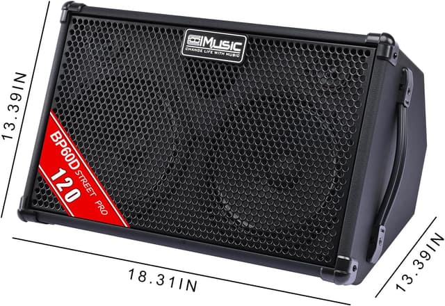 Thumbnail 5 de Coolmusic BP60D 60W×2 acoustic guitar amplifier 🎸