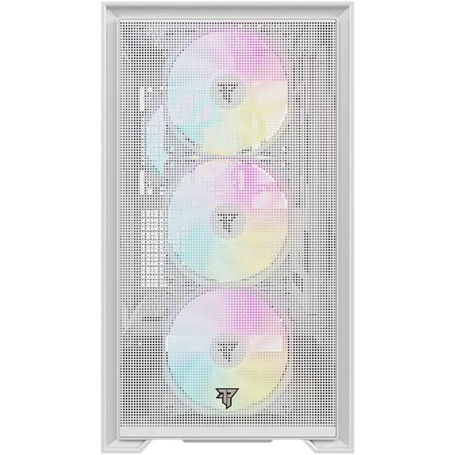 Detalle 2 de Tempest Stronghold ARGB caja M-ATX blanca con cristal