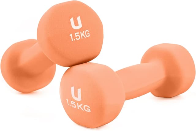 Detalle de unycos Pesas y Mancuernas Antideslizantes 1 kg