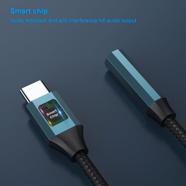 Thumbnail 2 de BENFEI Adaptador USB-C a Audio Jack DAC