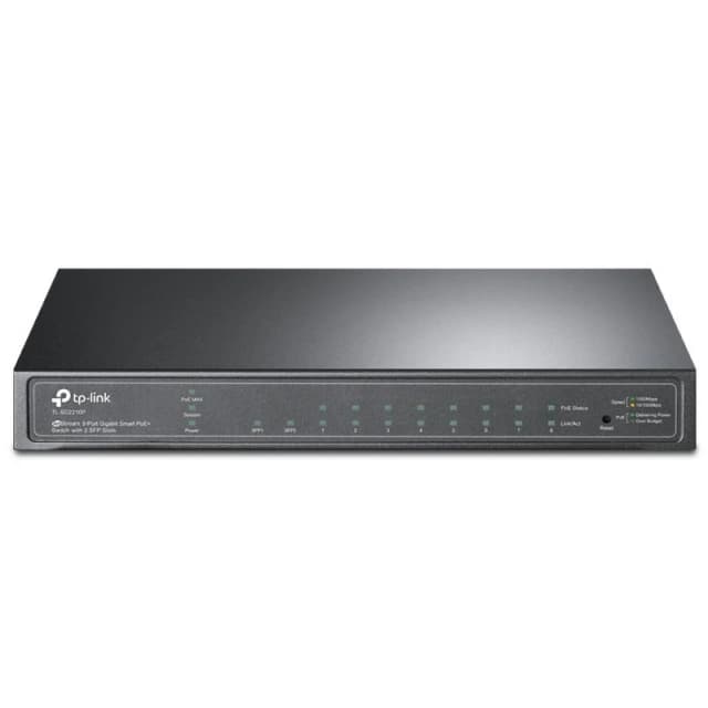 Detalle de TP-Link TL-SG2210P Switch Smart Gigabit 8 puertos PoE
