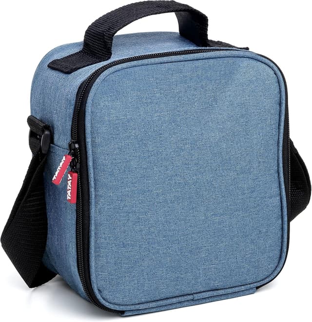 Detalle 2 de Tatay Bolsa Termica Porta Alimentos Impermeable 3,5 L Azul Denim