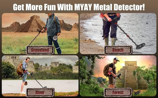 Thumbnail 6 de MIYAY Détecteur de métaux professionnel 10" bobine 43–60"